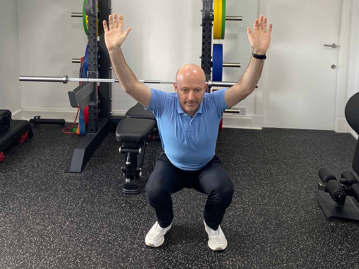 squats exercise golf warm-up