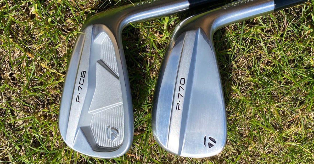 TaylorMade P770 v P7CB Irons review comparison | SGGT
