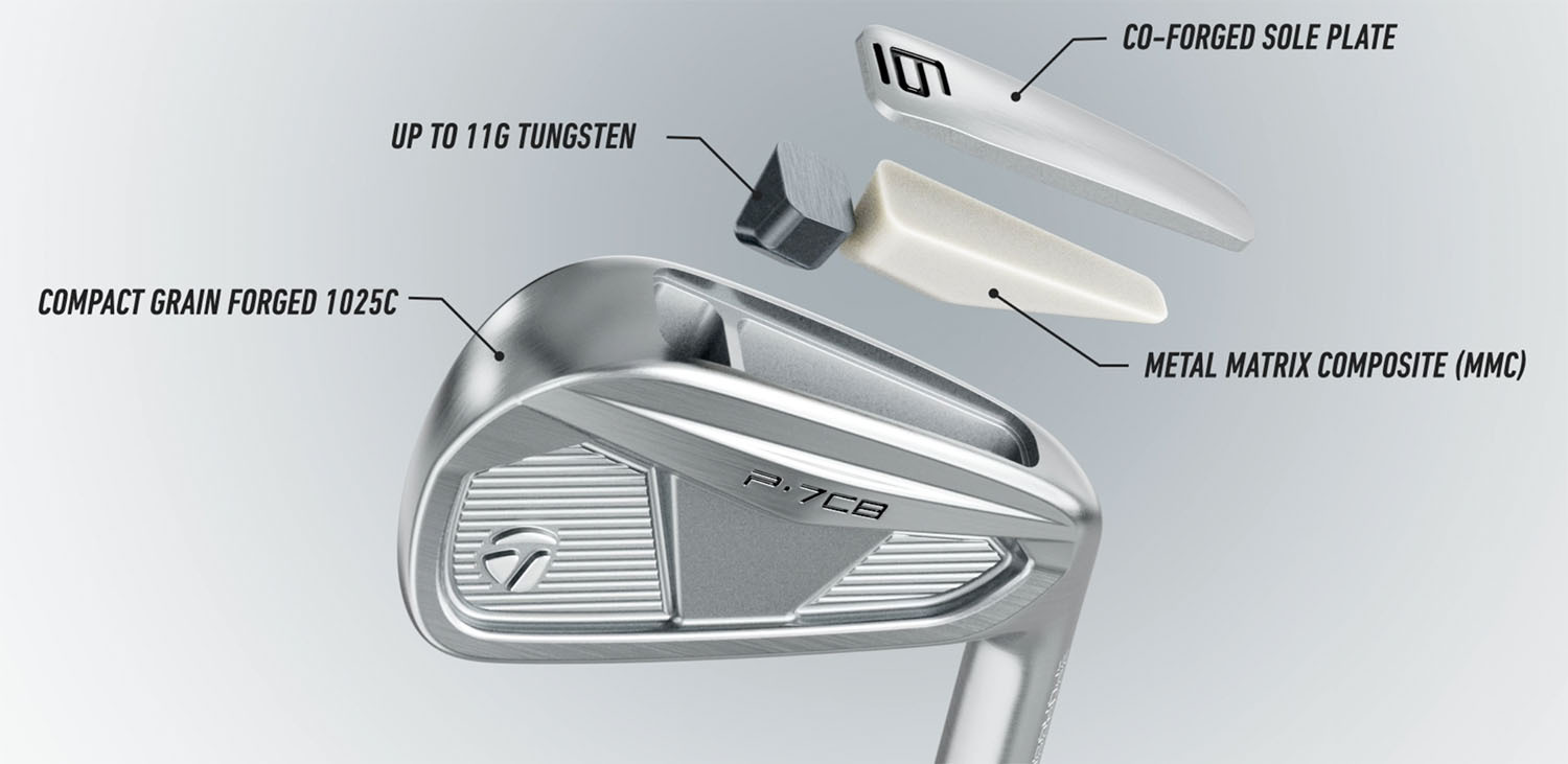 TaylorMade P7CB irons head design